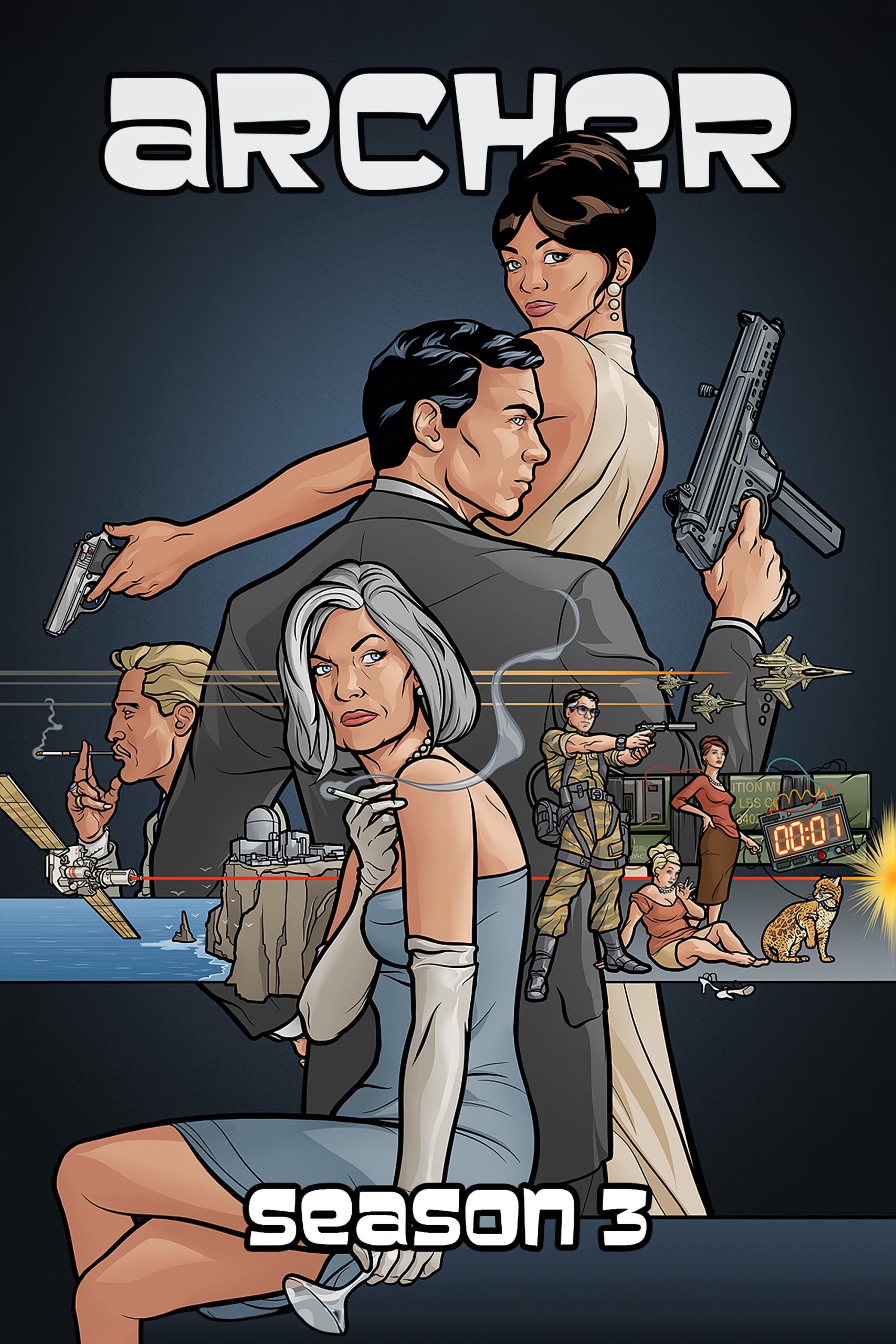 مسلسل Archer الموسم الثالث مترجم